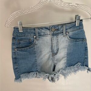 Altar'd State Blue Jean Shorts
